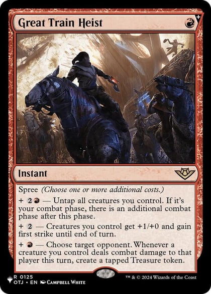 Great Train Heist, The List Reprints 125