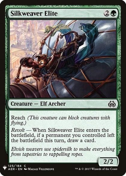 Silkweaver Elite, The List Reprints 125