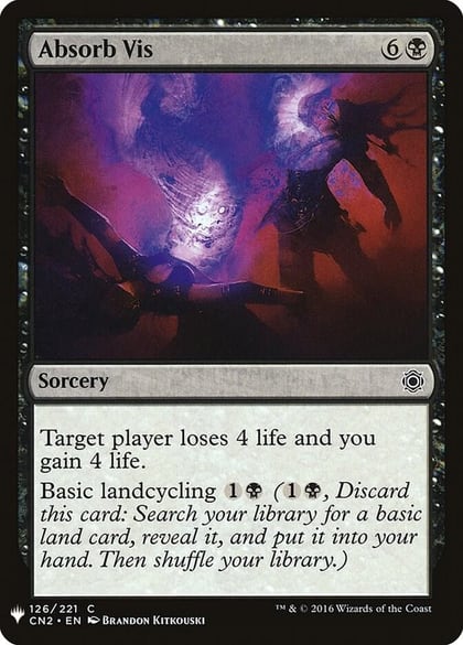 Absorb Vis, The List Reprints 126