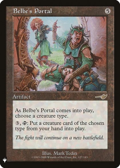 Belbe's Portal, The List Reprints 127