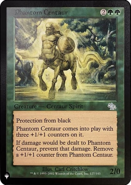 Phantom Centaur (Misprint), The List Reprints 127