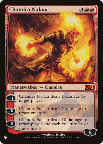 Chandra Nalaar, The List Reprints 127/249