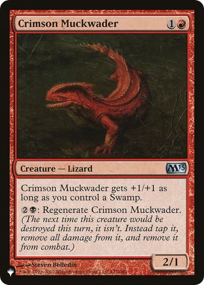 Crimson Muckwader, The List Reprints 127/249