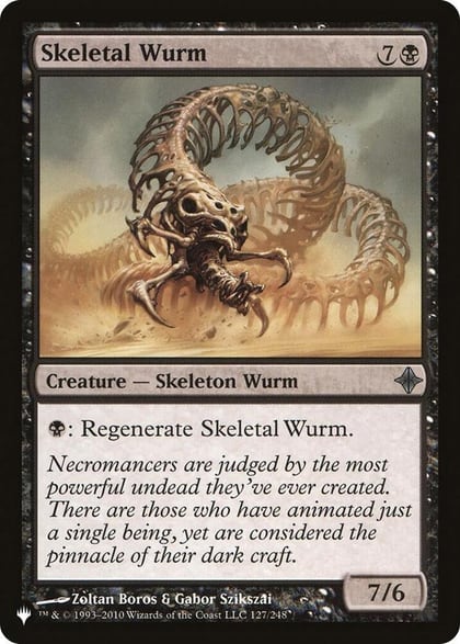 Skeletal Wurm, The List Reprints 127/248