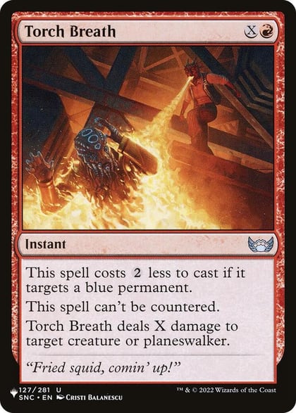 Torch Breath, The List Reprints 127/281