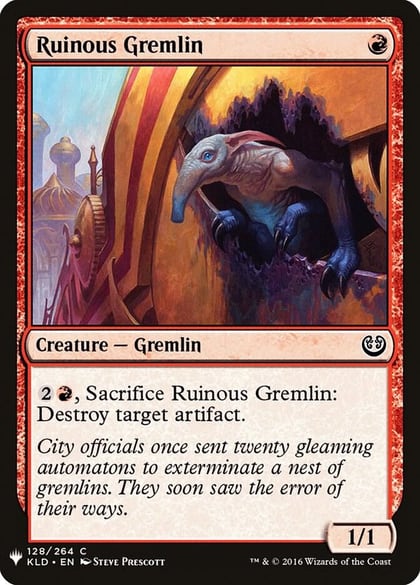 Ruinous Gremlin, The List Reprints 128