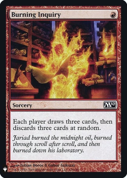 Burning Inquiry, The List Reprints 128