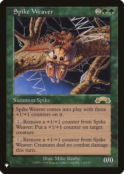 Spike Weaver, The List Reprints 128/143