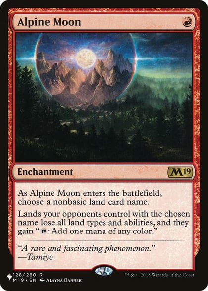 Alpine Moon, The List Reprints 128/280