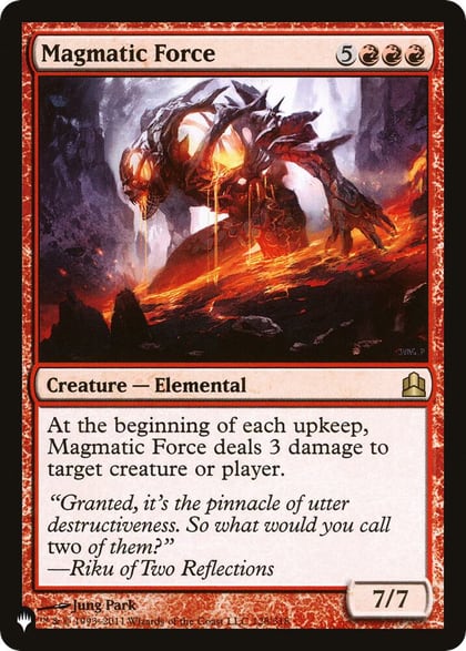 Magmatic Force, The List Reprints 128/318