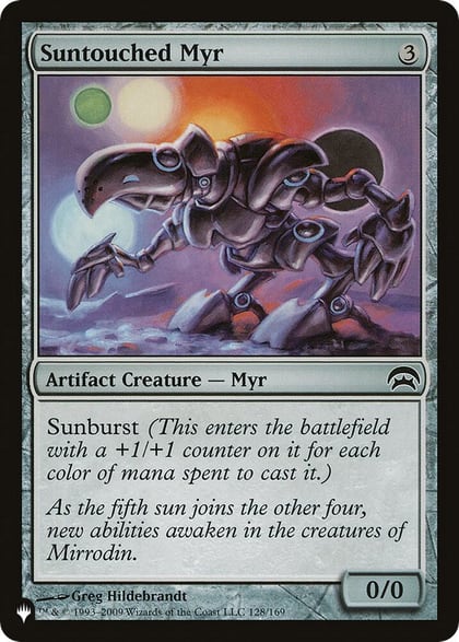 Suntouched Myr, The List Reprints 128/169