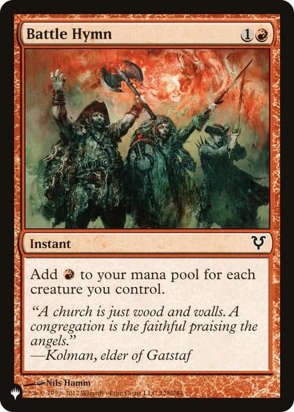 Battle Hymn, The List Reprints 128