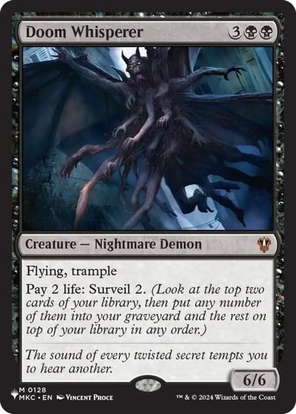 Doom Whisperer, The List Reprints 128