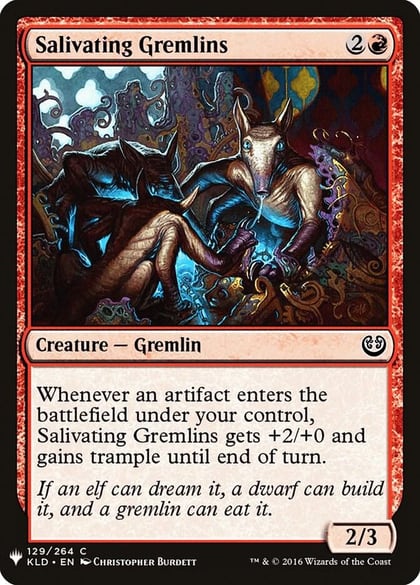 Salivating Gremlins, The List Reprints 129