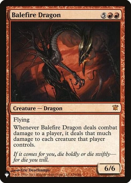 Balefire Dragon, The List Reprints 129/264