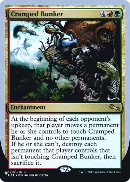 Cramped Bunker, The List Reprints 129/216