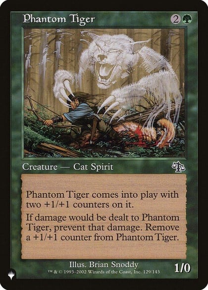 Phantom Tiger, The List Reprints 129/143