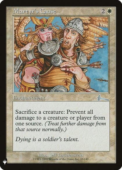 Martyr's Cause, The List Reprints 13