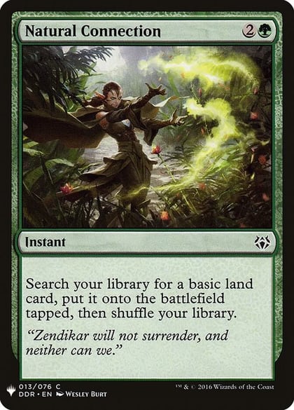 Natural Connection, The List Reprints 13