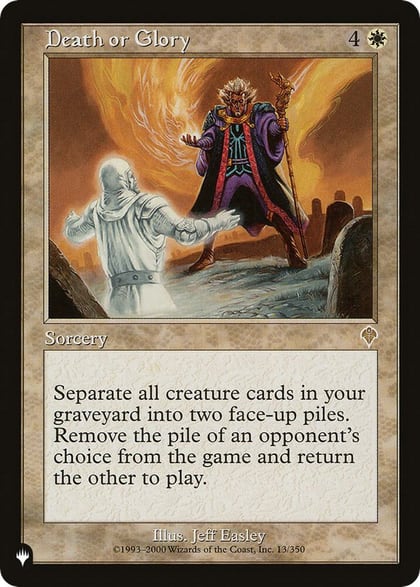 Death or Glory, The List Reprints 13/350