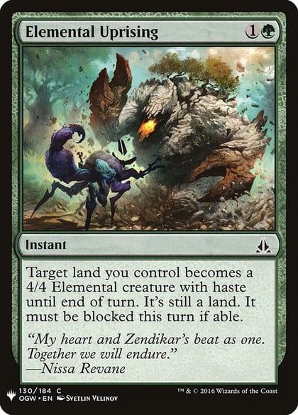 Elemental Uprising, The List Reprints 130
