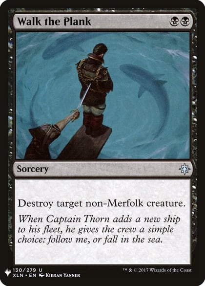 Walk the Plank, The List Reprints 130