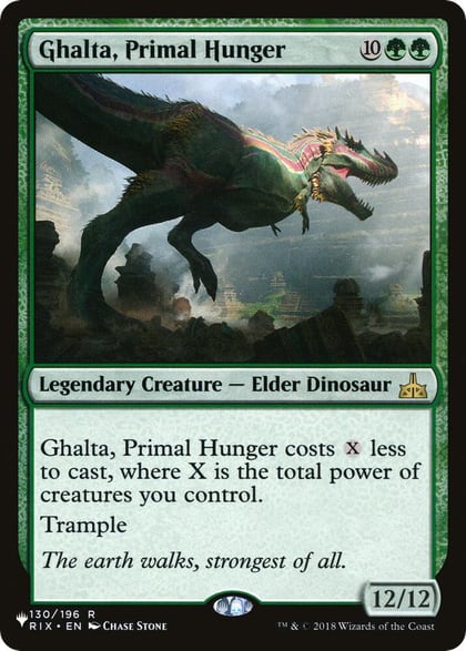 Ghalta, Primal Hunger, The List Reprints 130/196