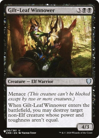 Gilt-Leaf Winnower, The List Reprints 130/361
