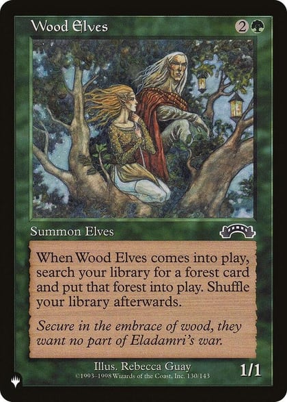 Wood Elves, The List Reprints 130/143