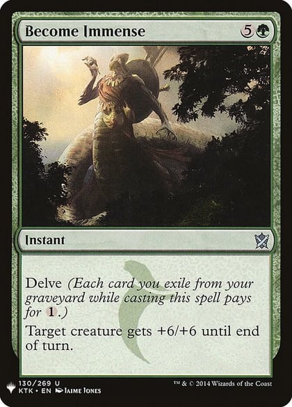 Become Immense, The List Reprints 130