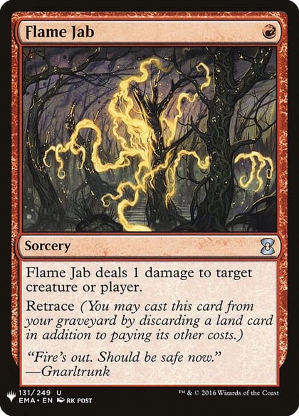 Flame Jab, The List Reprints 131