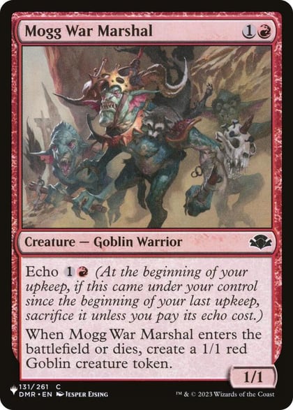 Mogg War Marshal (DMR), The List Reprints 131