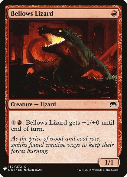 Bellows Lizard, The List Reprints 132
