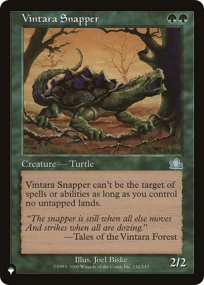 Vintara Snapper, The List Reprints 132/143