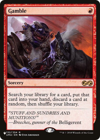 Gamble, The List Reprints 132