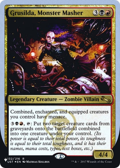Grusilda, Monster Masher, The List Reprints 132/216