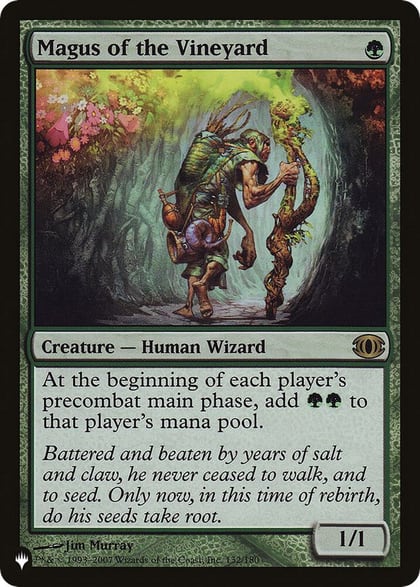 Magus of the Vineyard, The List Reprints 132/180
