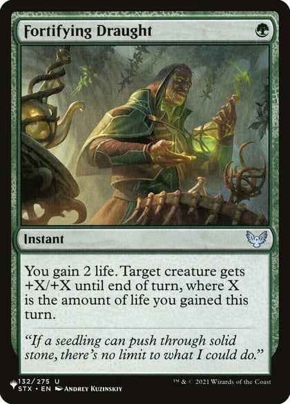 Fortifying Draught, The List Reprints 132/275