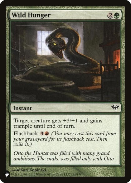 Wild Hunger, The List Reprints 132/158
