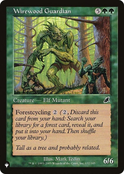 Wirewood Guardian, The List Reprints 132/143