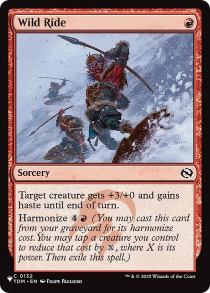 Wild Ride, The List Reprints 132