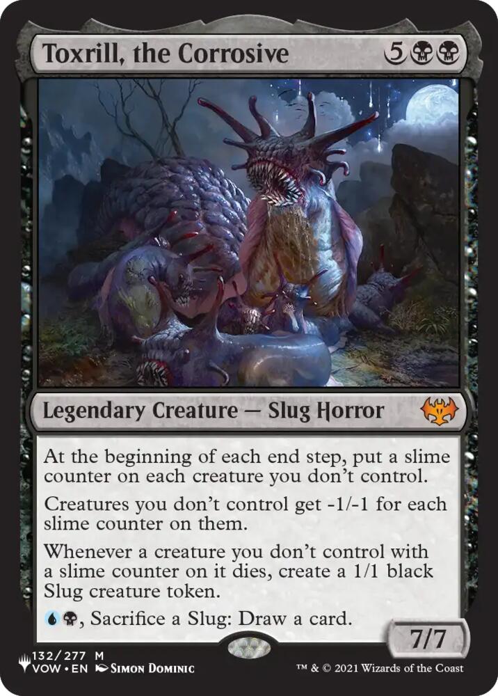 Toxrill, the Corrosive, The List Reprints 132