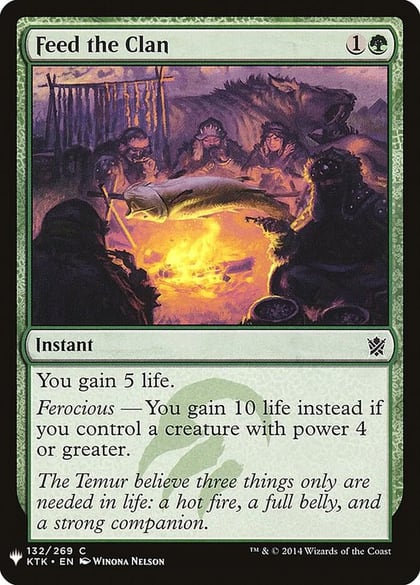 Feed the Clan, The List Reprints 132
