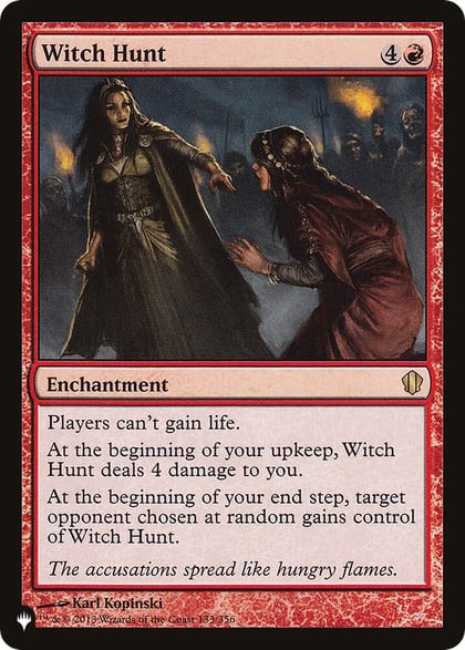 Witch Hunt, The List Reprints 133/356