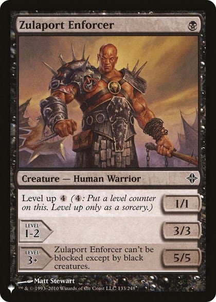 Zulaport Enforcer, The List Reprints 133/248