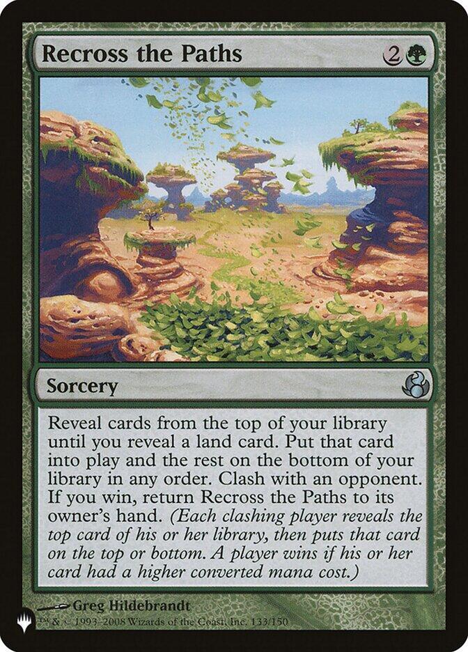 Recross the Paths, The List Reprints 133/150