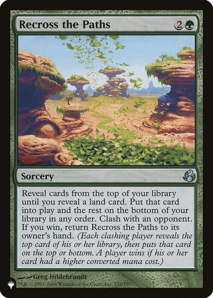 Recross the Paths, The List Reprints 133/150