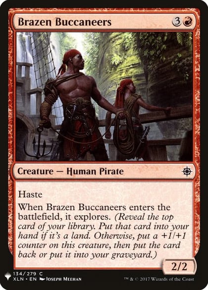 Brazen Buccaneers, The List Reprints 134
