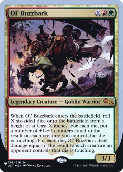 Ol' Buzzbark, The List Reprints 134/216