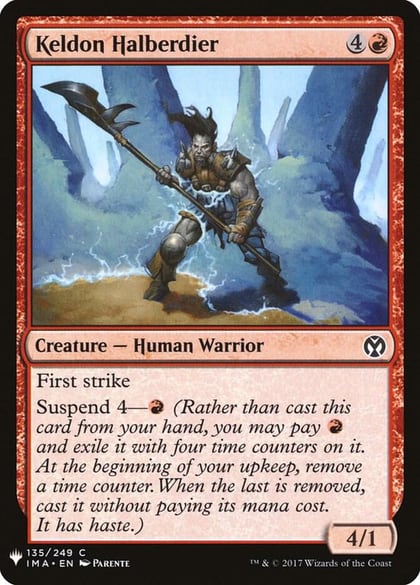 Keldon Halberdier, The List Reprints 135